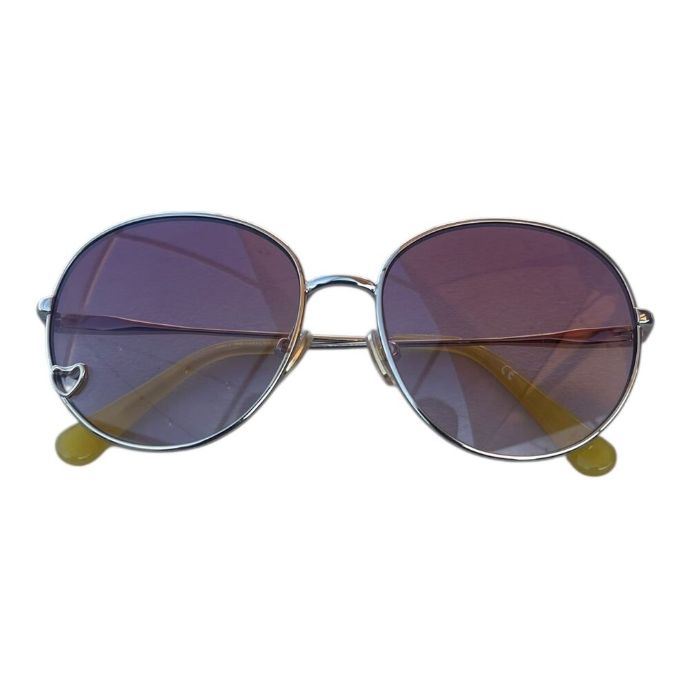 Chloe CC0006S 001 Gold Round Kids Sunglasses 52mm Designer Teen Luxury Shades